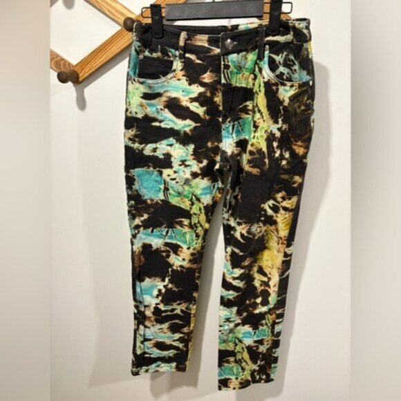 Jaded London Multicolor Tie-Dye Boyfriend Fit Jeans - Picture 1 of 12
